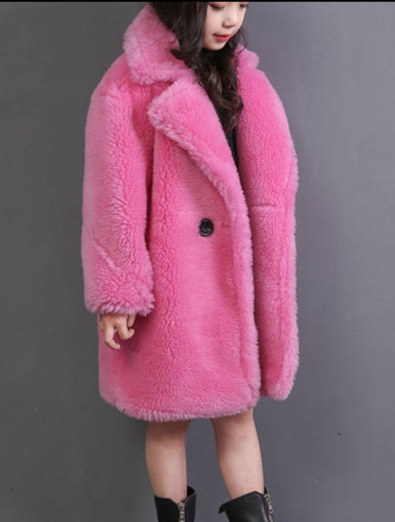 Maxi cappotto peluches baby