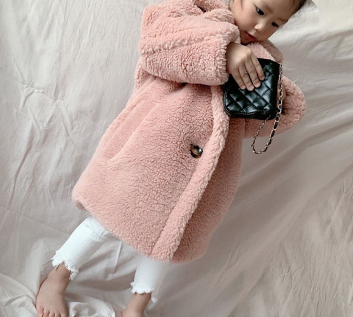 Maxi cappotto peluches baby