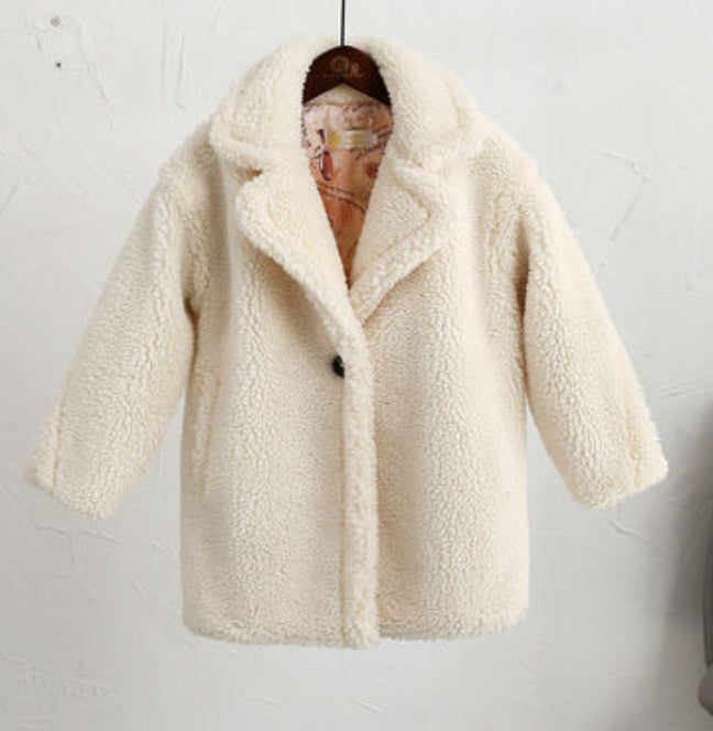 Maxi cappotto peluches baby