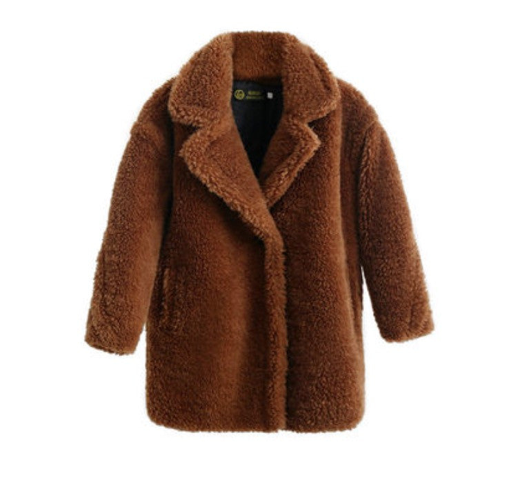 Maxi cappotto peluches baby