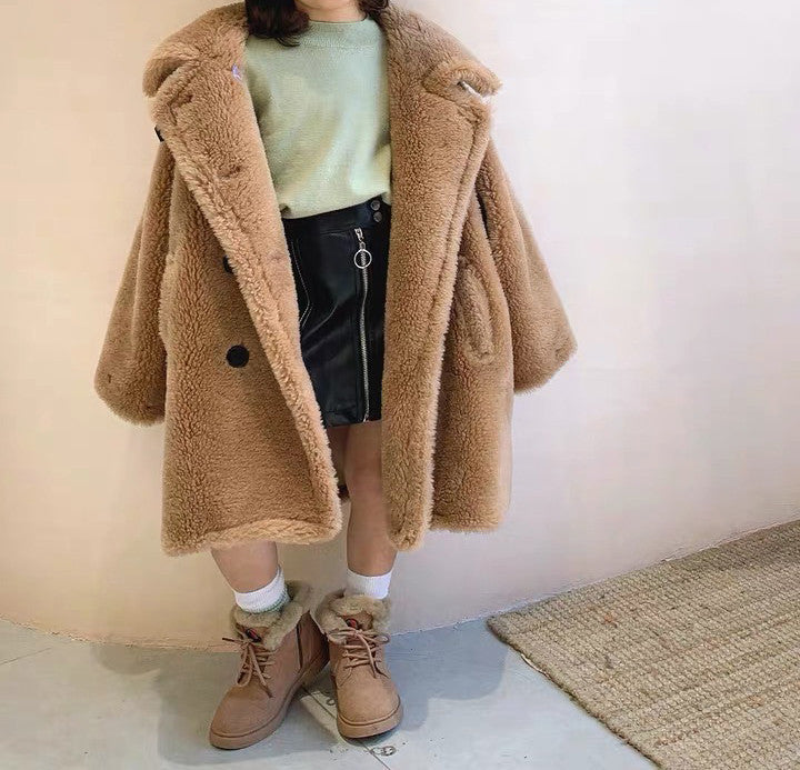 Maxi cappotto peluches baby