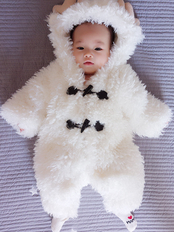 Baby tutina renna bianca