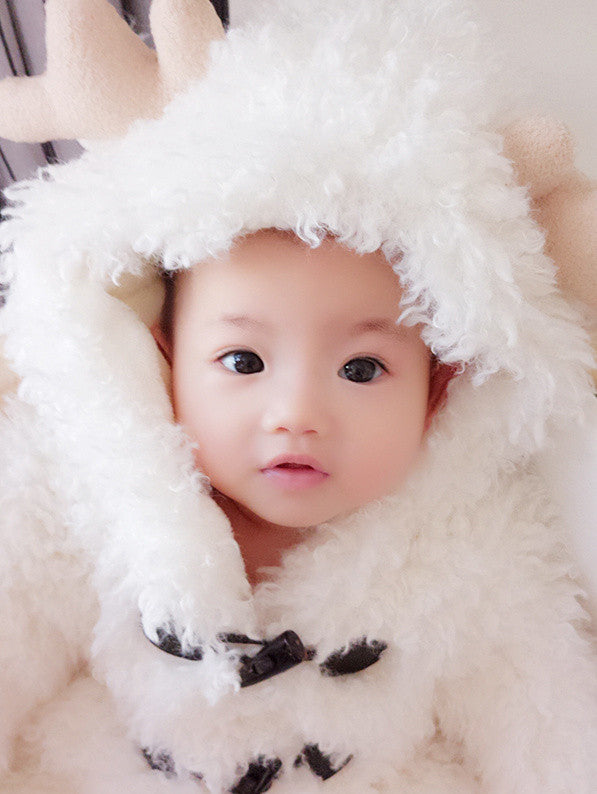 Baby tutina renna bianca