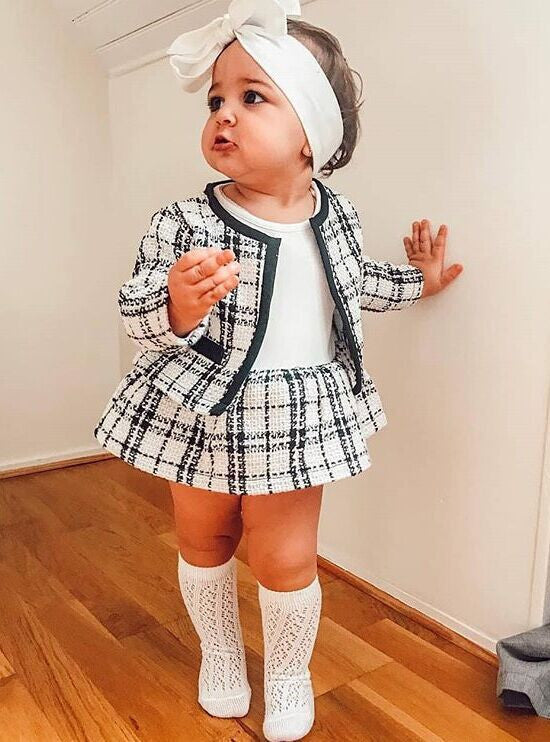 Completino bimba sweet tweed