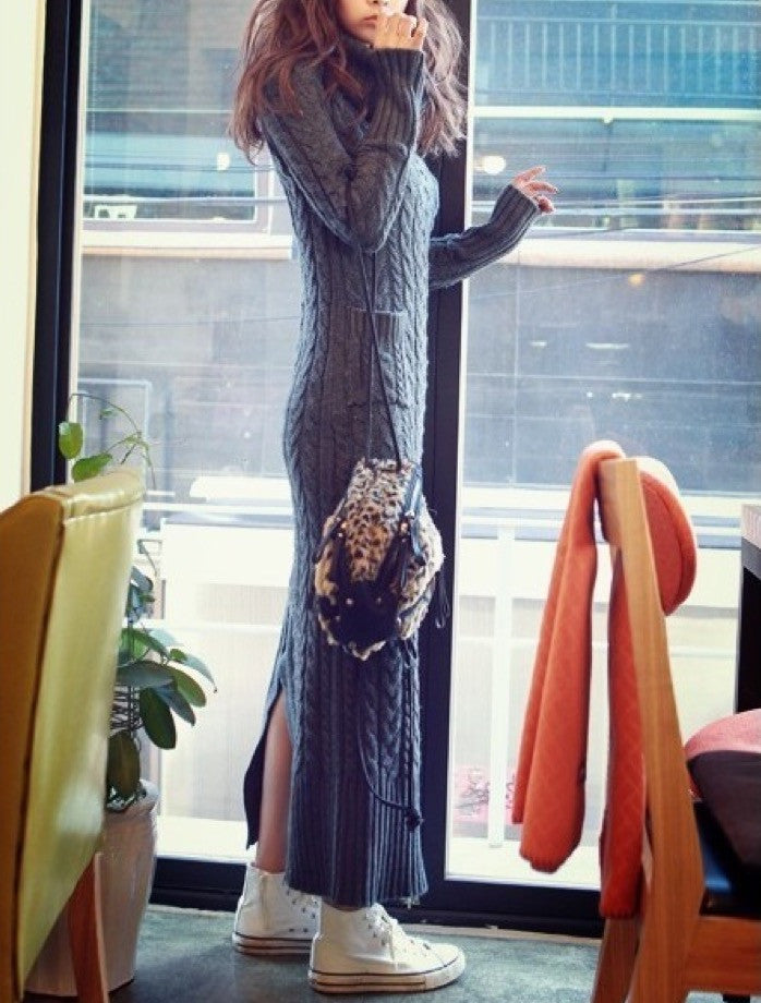 Maxidress in maglia Kleope