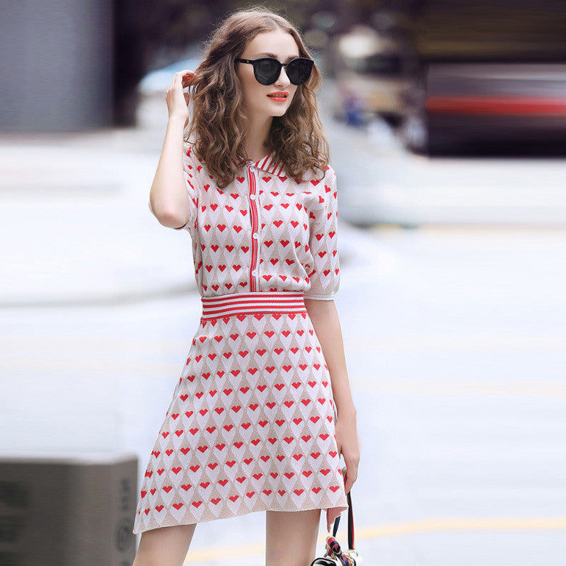 Completo in maglia heartz