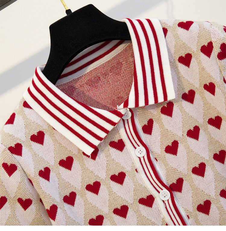 Completo in maglia heartz