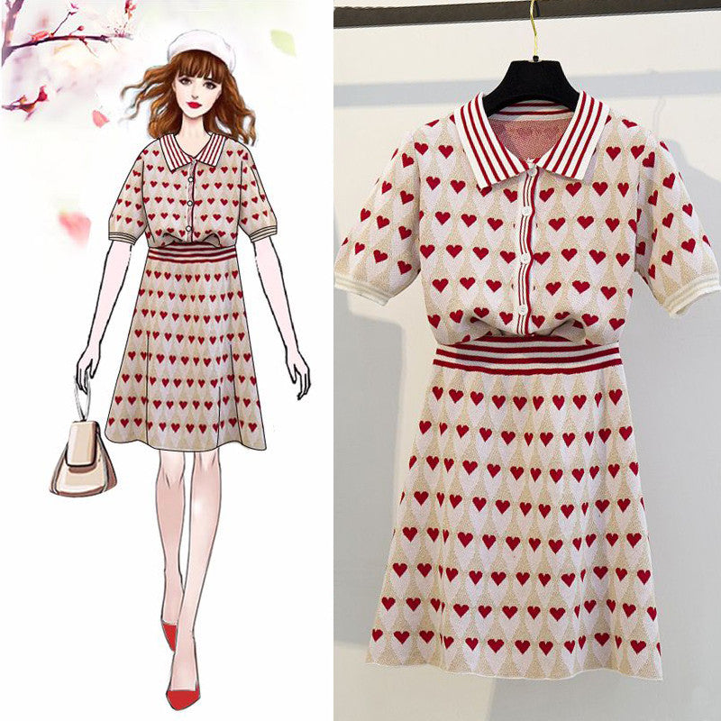 Completo in maglia heartz