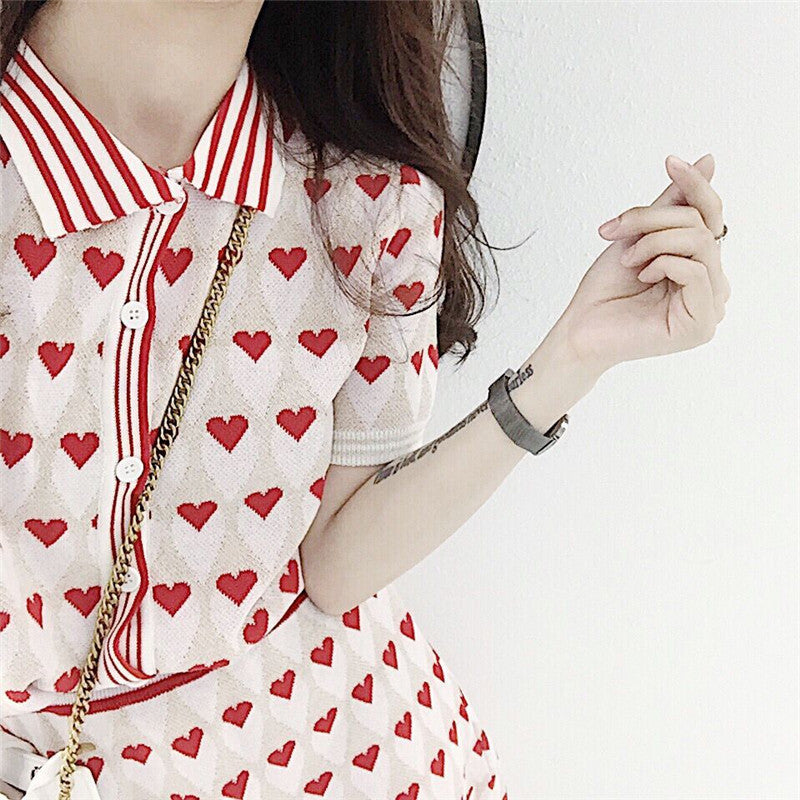 Completo in maglia heartz