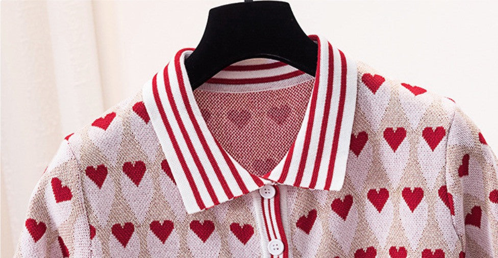 Completo in maglia heartz