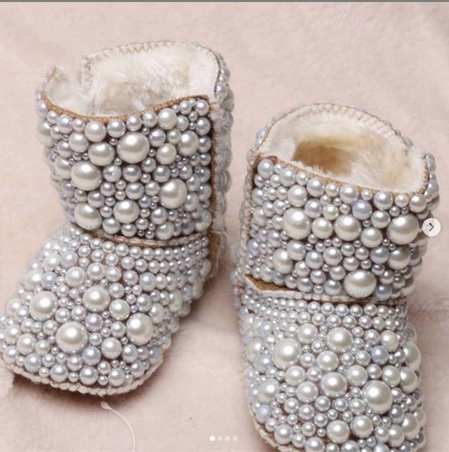 Mini boots perle