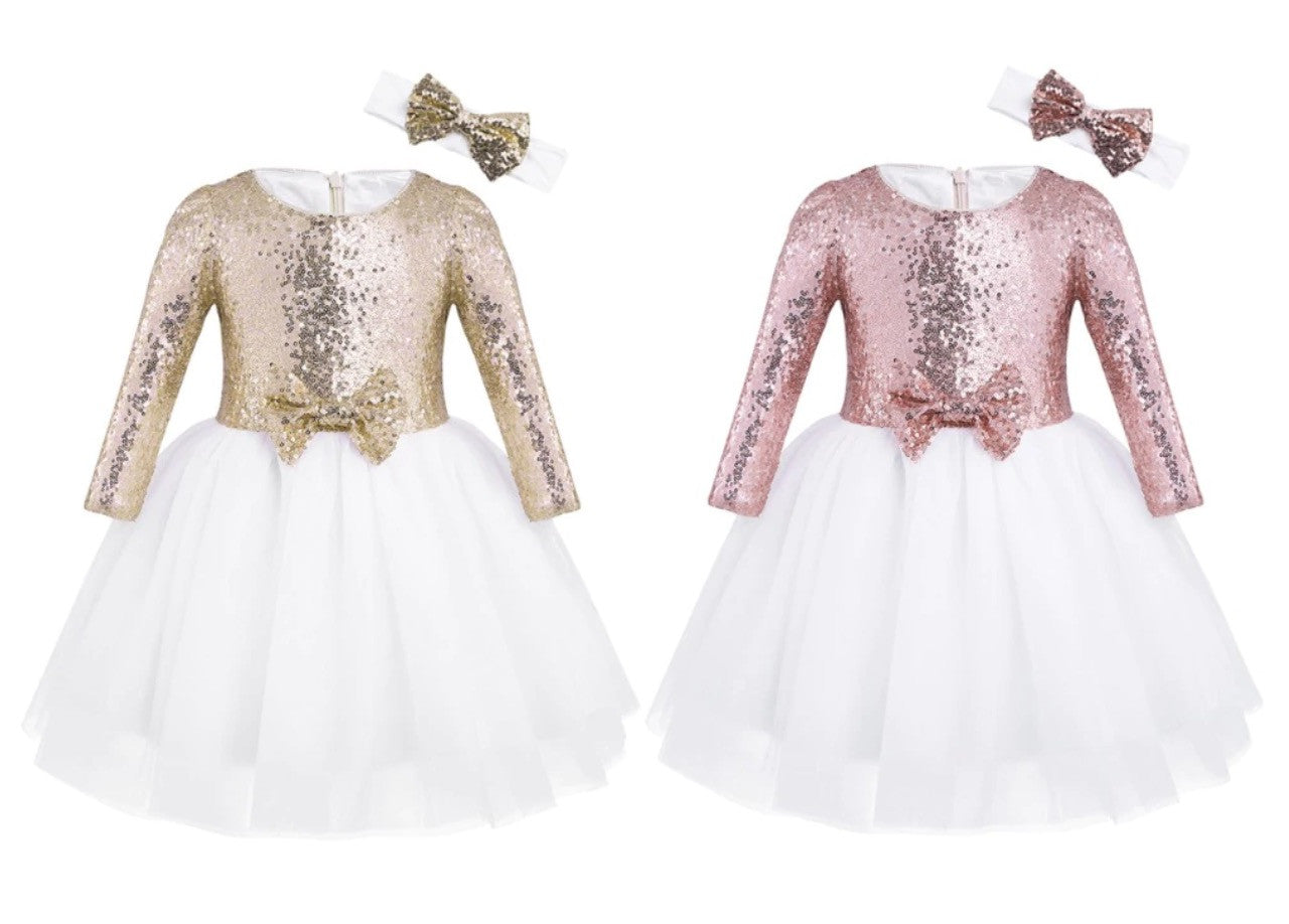 Abito bimba sequinbowwy