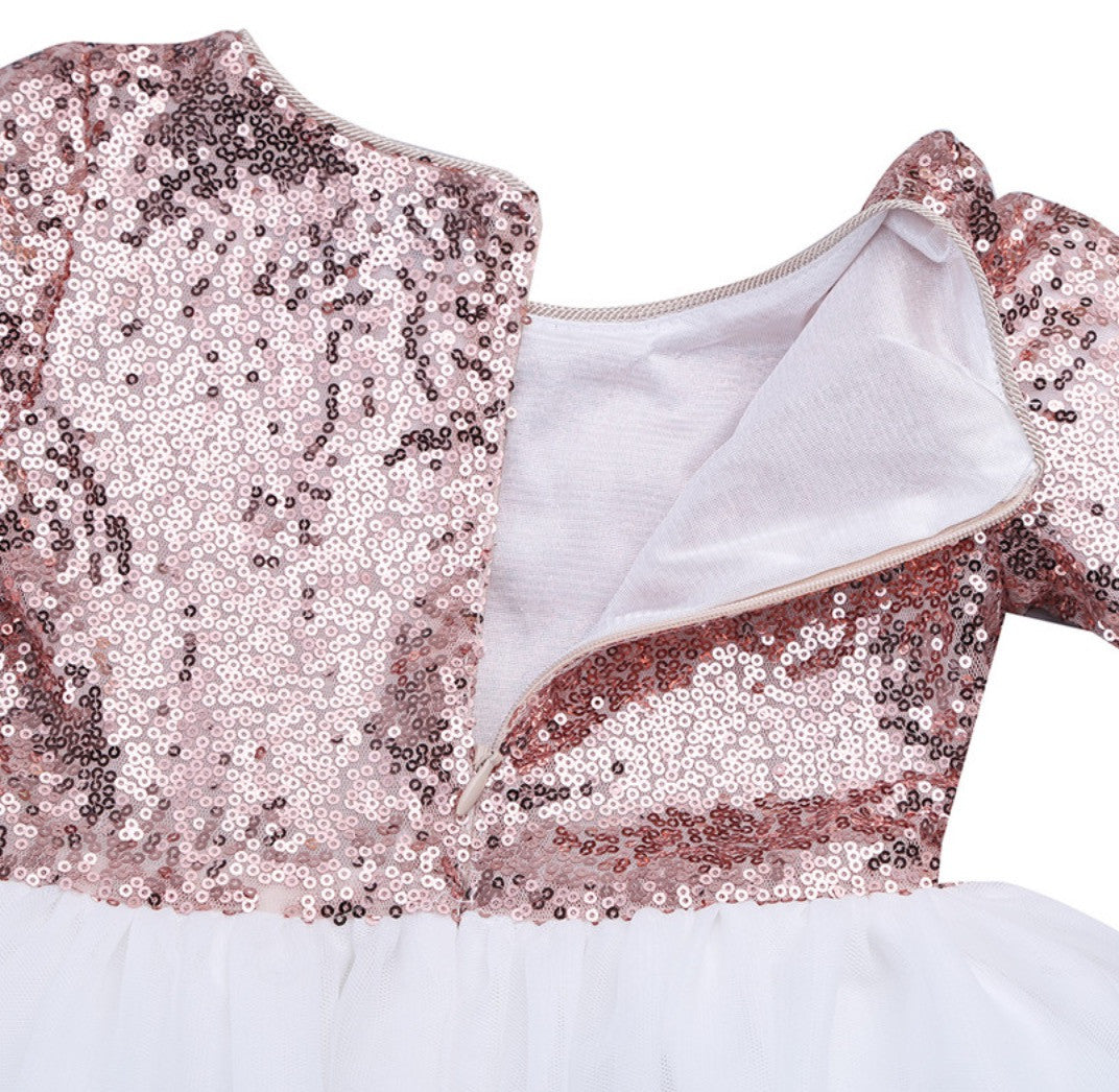 Abito bimba sequinbowwy