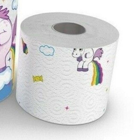 Carta igienica unicorni