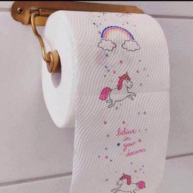 Carta igienica unicorni