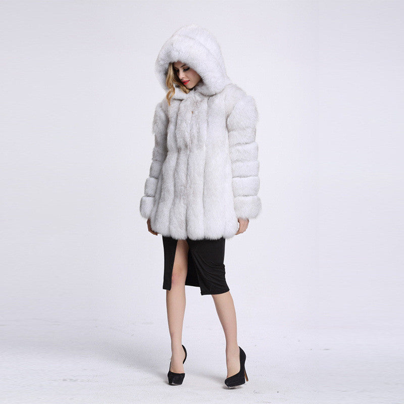 Pelliccia cappuccio Daihana