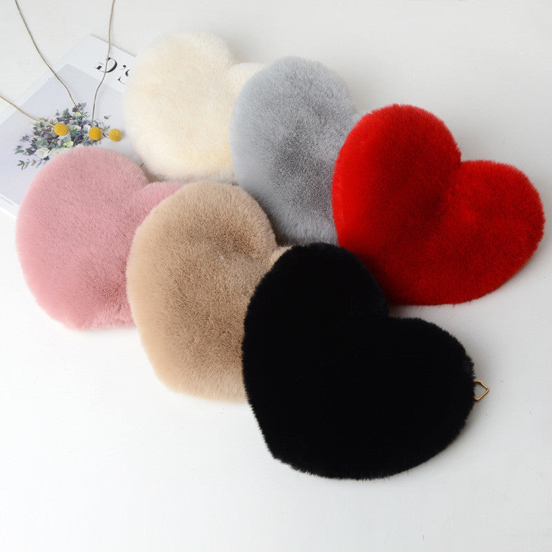 Borsa cuore peluches