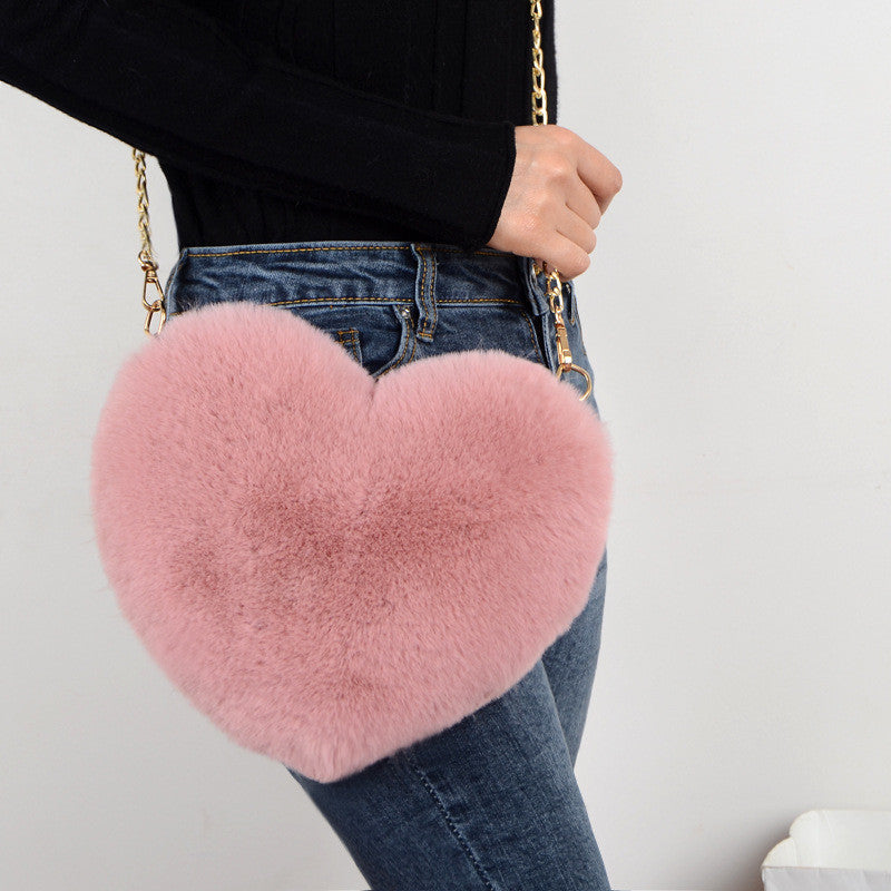 Borsa cuore peluches