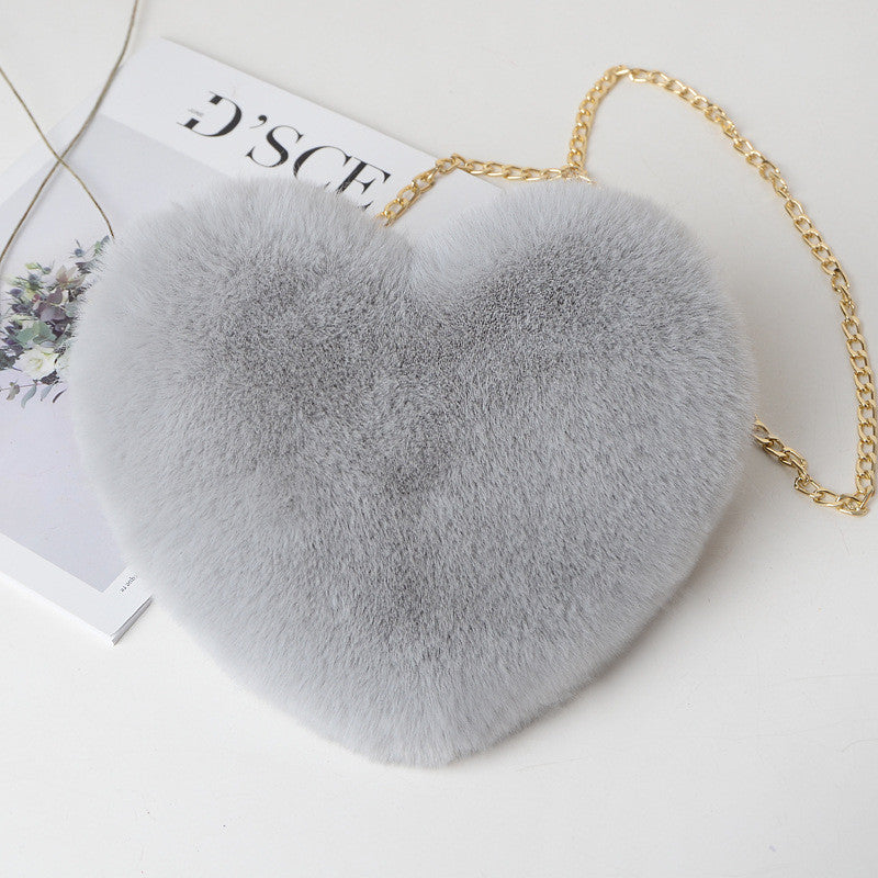 Borsa cuore peluches