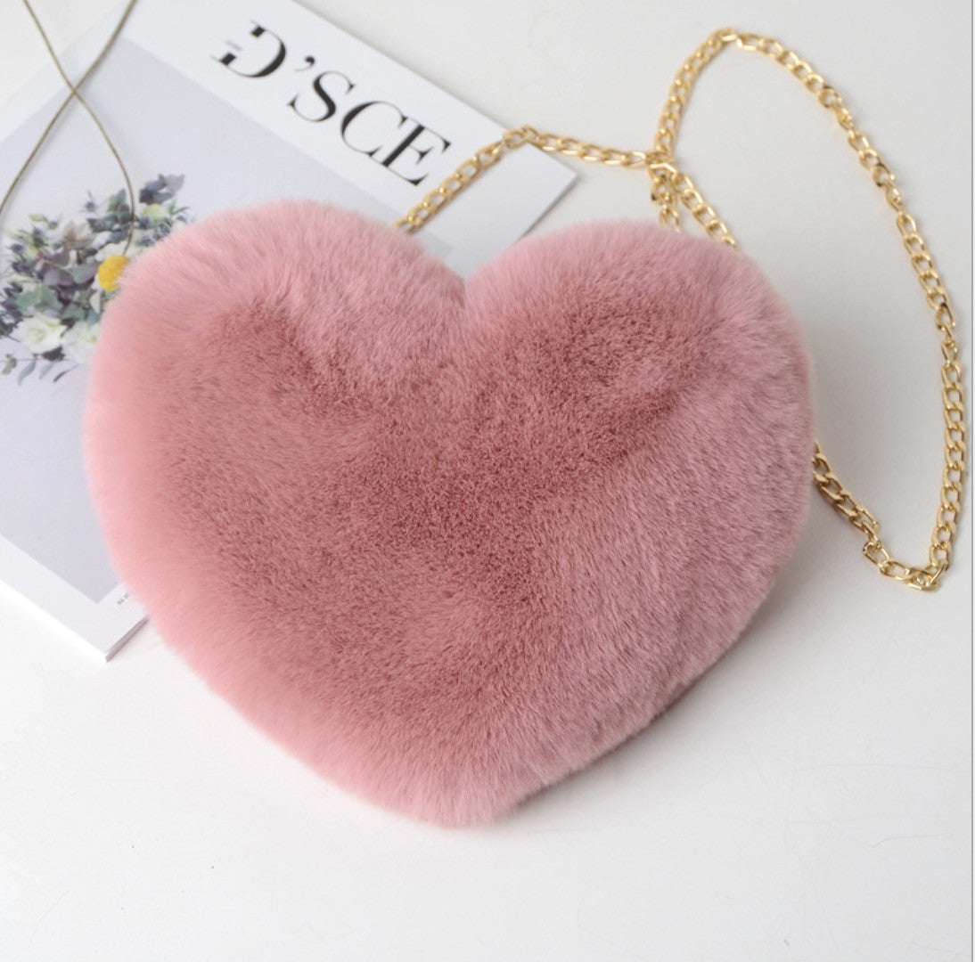 Borsa cuore peluches