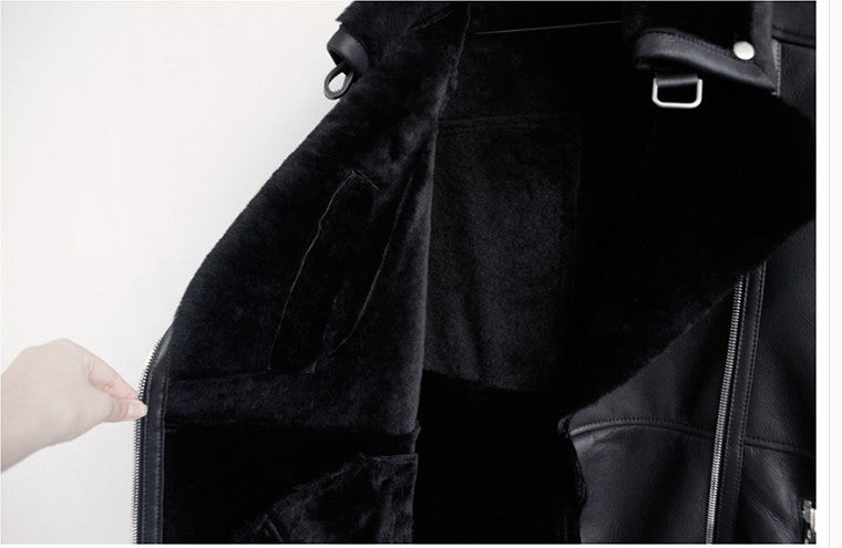 Parka lungo ecopelle