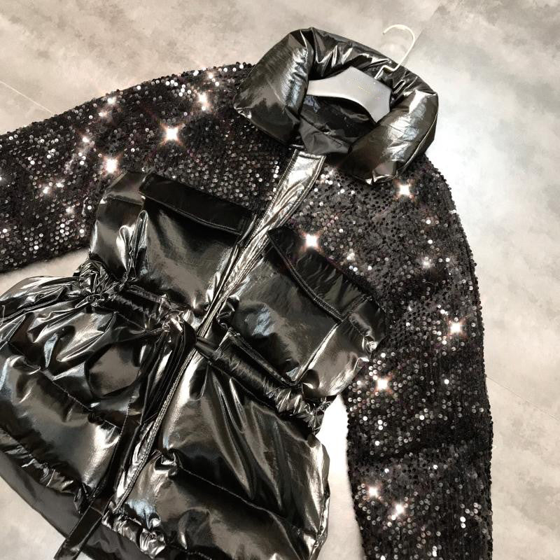 Piumino sequin Teresa