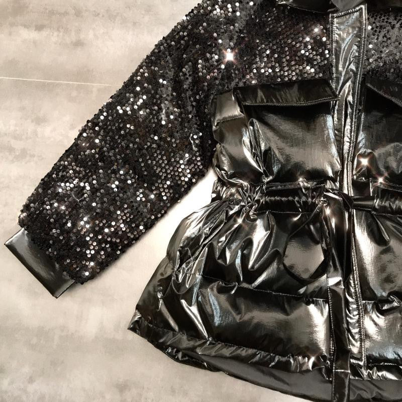 Piumino sequin Teresa