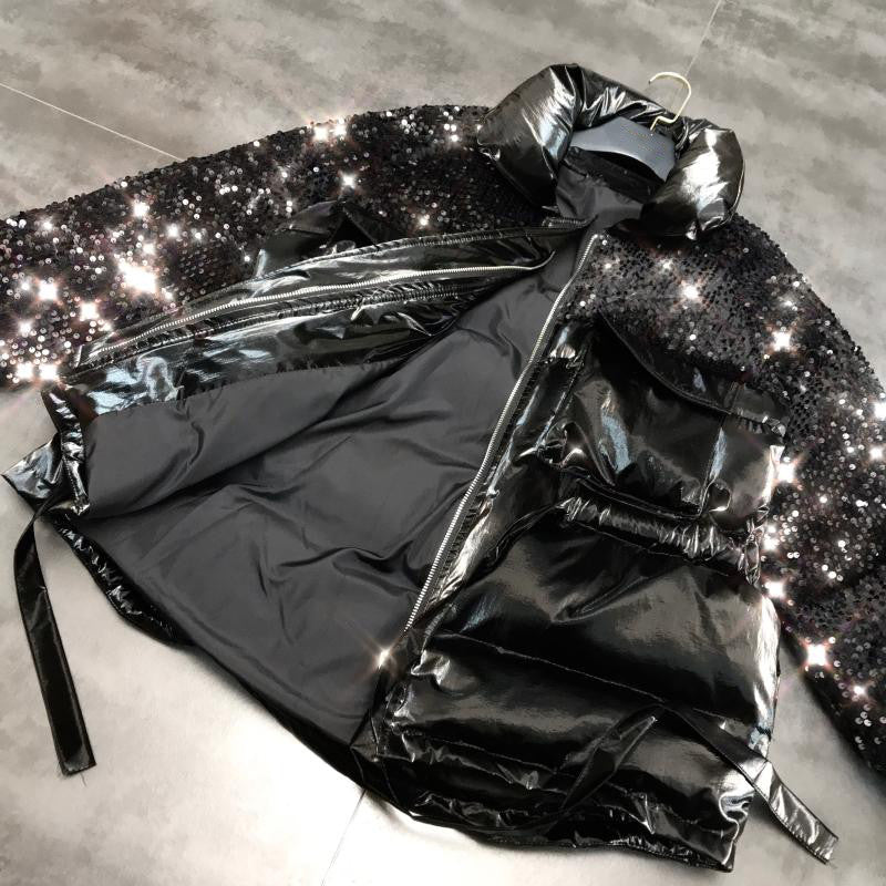 Piumino sequin Teresa