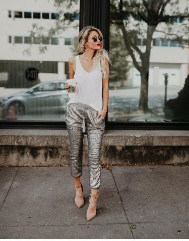 Sequin pants Laika