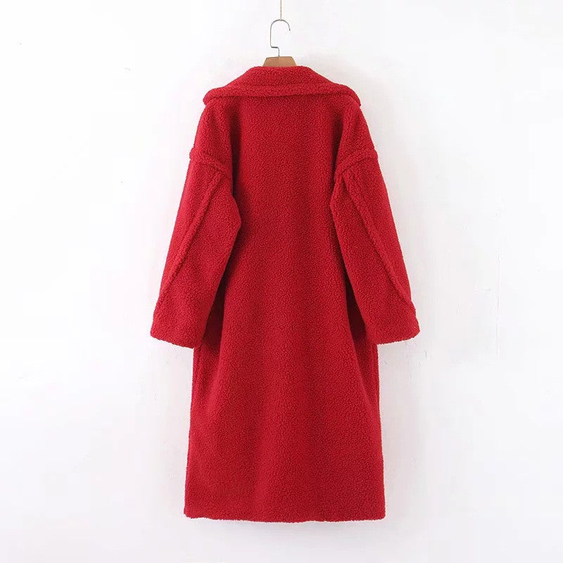 Maxi cappotto peluches