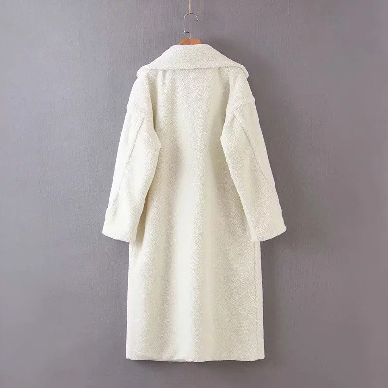 Maxi cappotto peluches