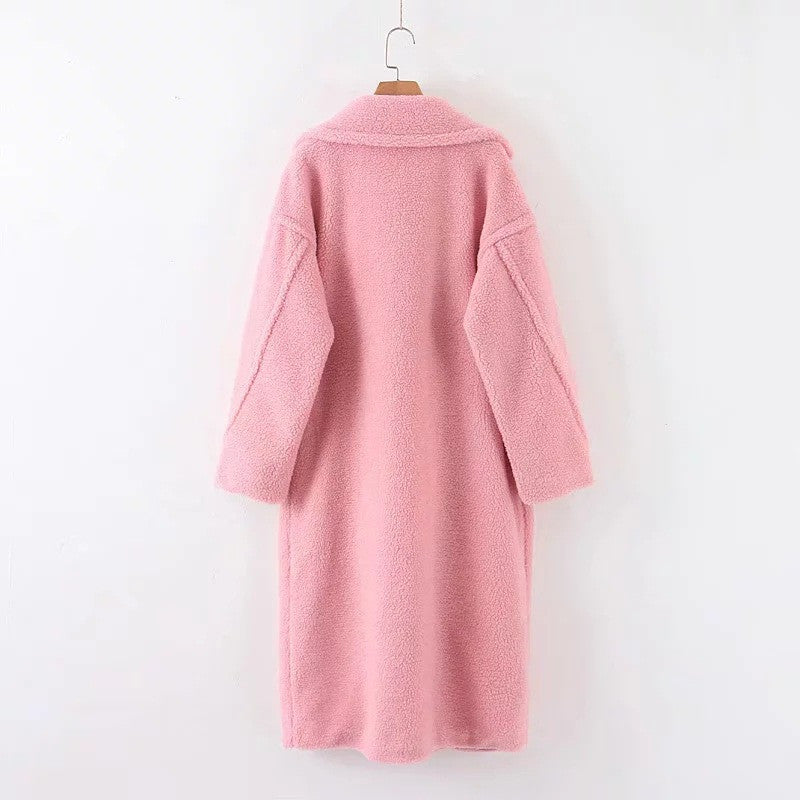 Maxi cappotto peluches