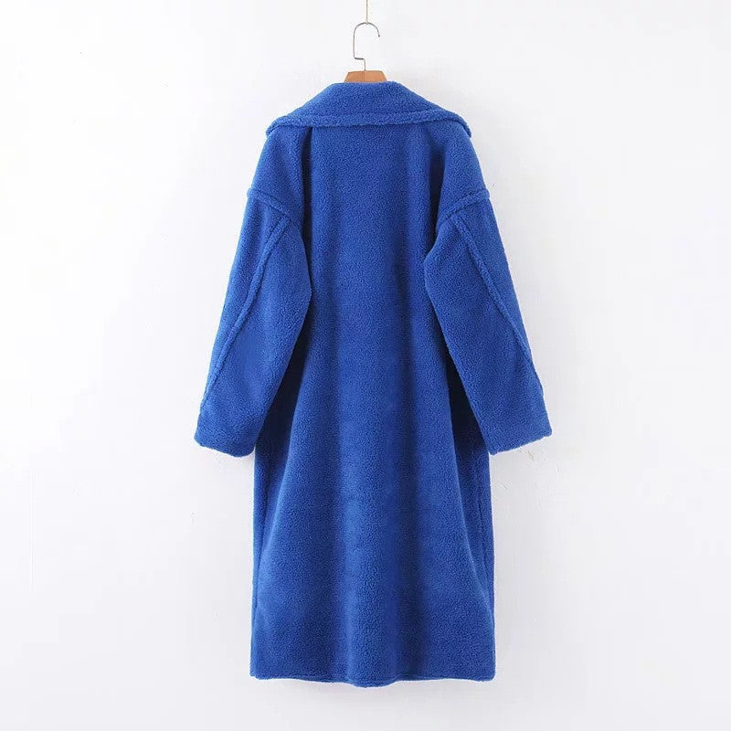 Maxi cappotto peluches