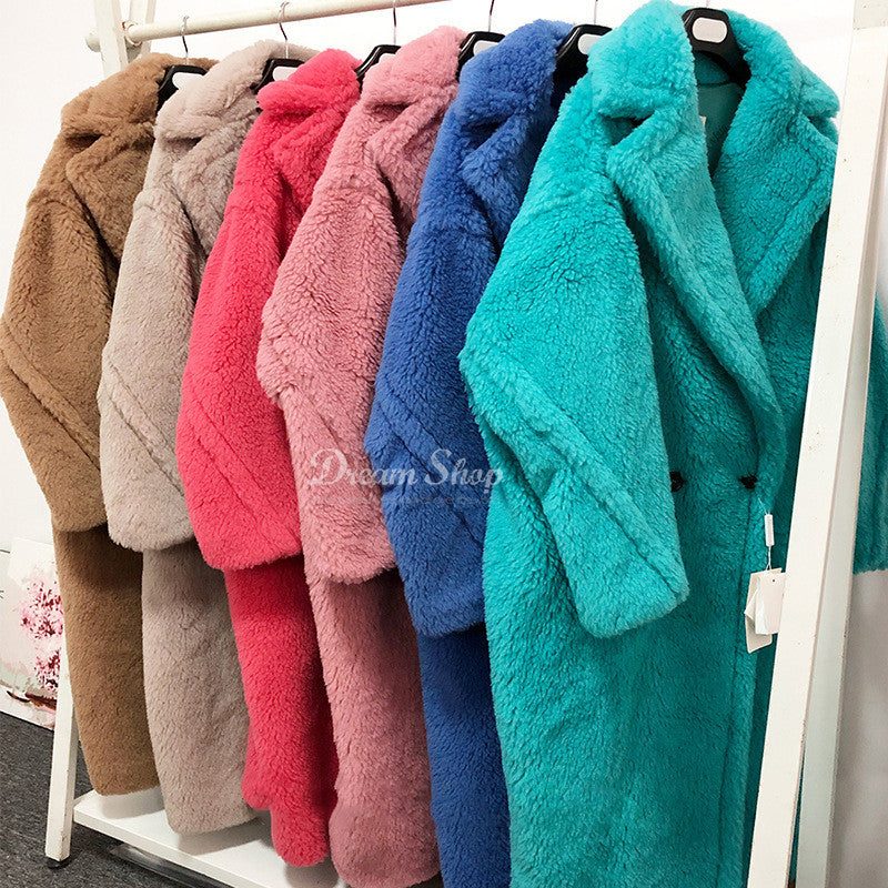 Maxi cappotto peluches