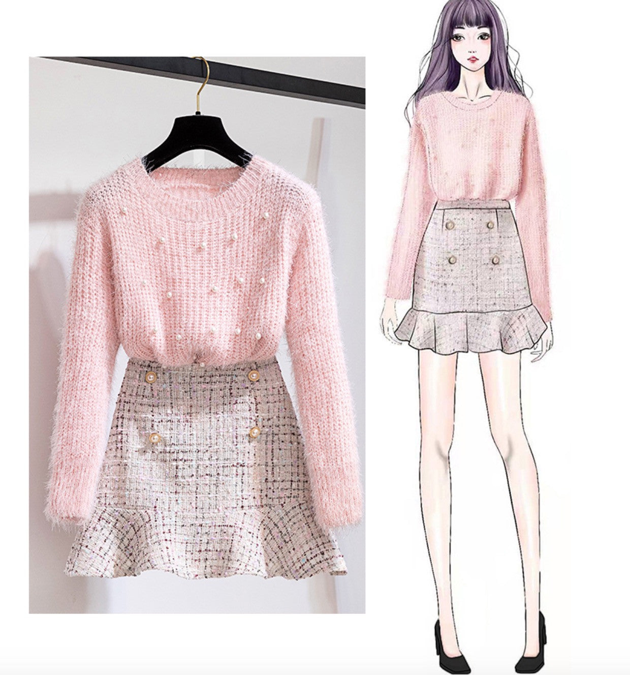 Completo cardigan+gonna miss Yul