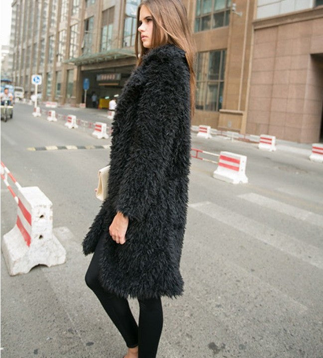 Cappotto lana riccia