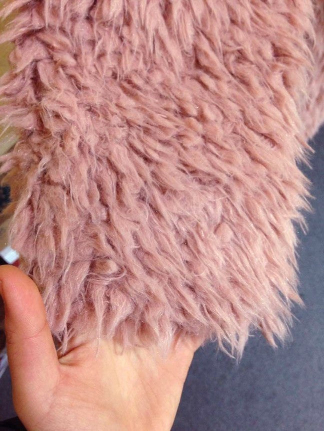 Cappotto lana riccia