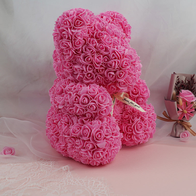 Orsacchiotto di rose 3D