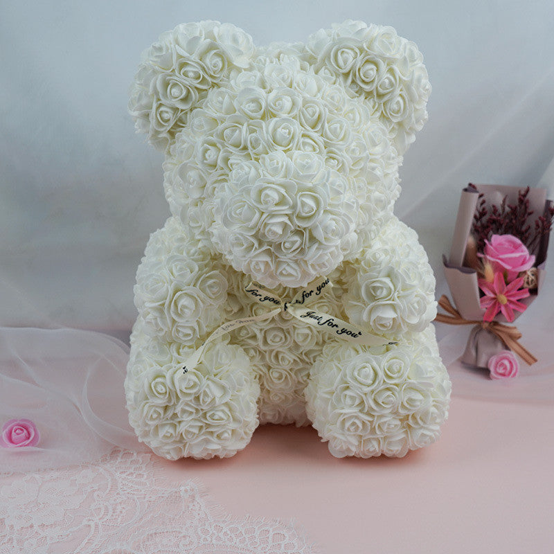 Orsacchiotto di rose 3D