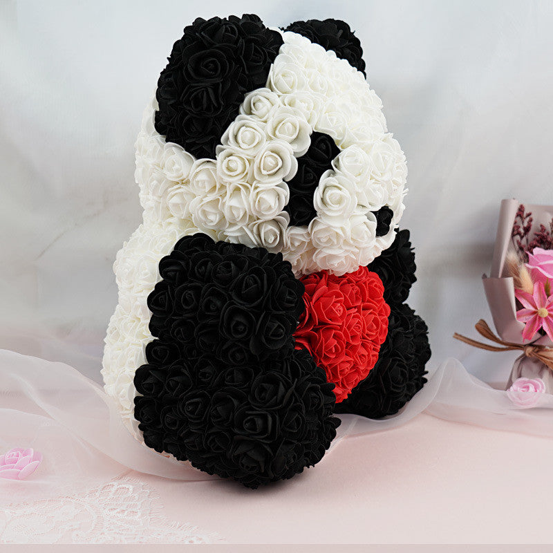 Orsacchiotto di rose 3D