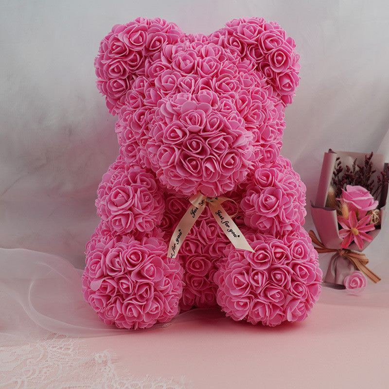 Orsacchiotto di rose 3D