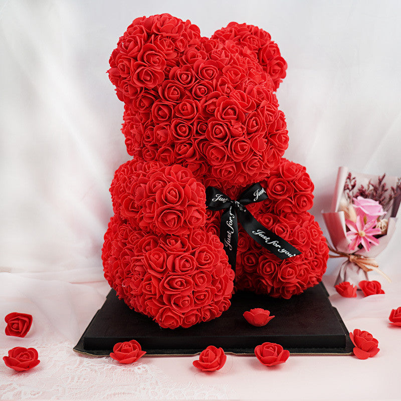 Orsacchiotto di rose 3D