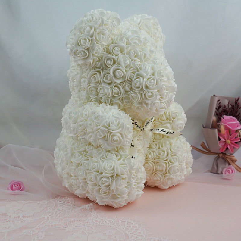 Orsacchiotto di rose 3D