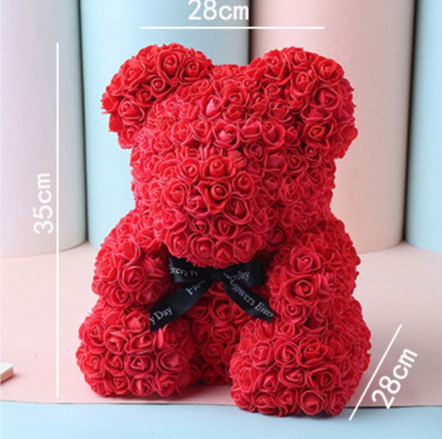 Orsacchiotto di rose 3D