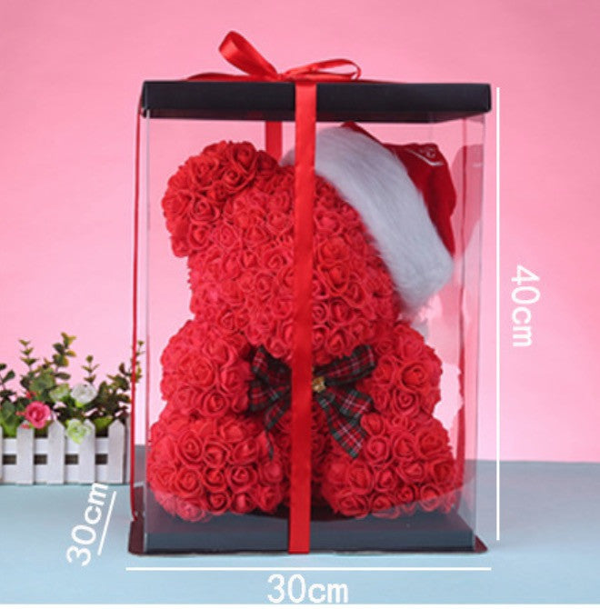 Orsacchiotto di rose 3D