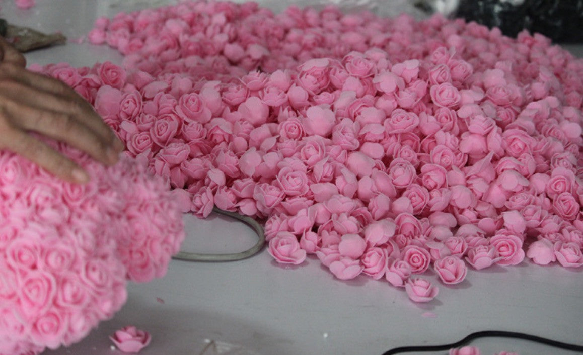 Orsacchiotto di rose 3D