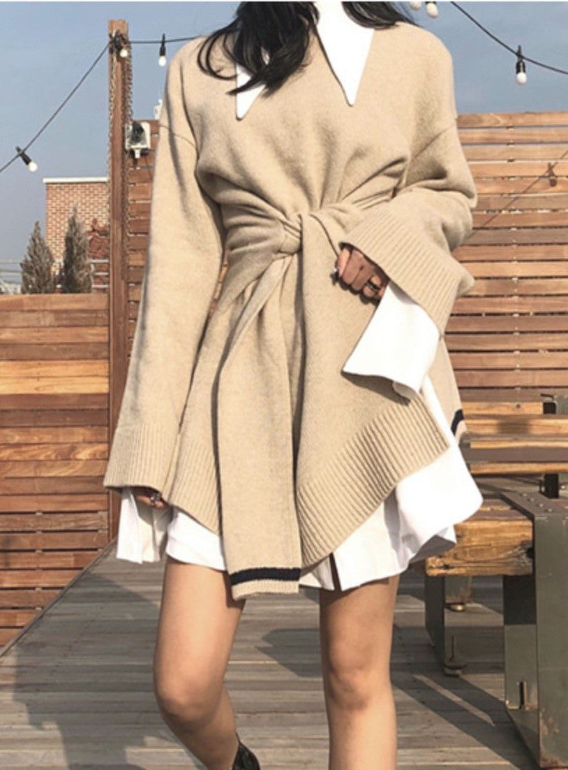 Camicia bianca maxi punte