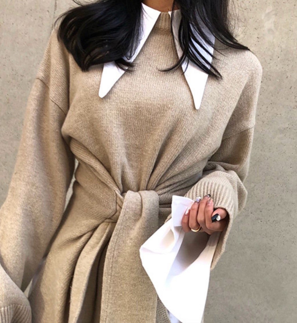 Camicia bianca maxi punte