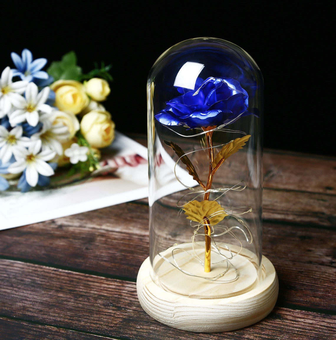 Rosa sotto vetro