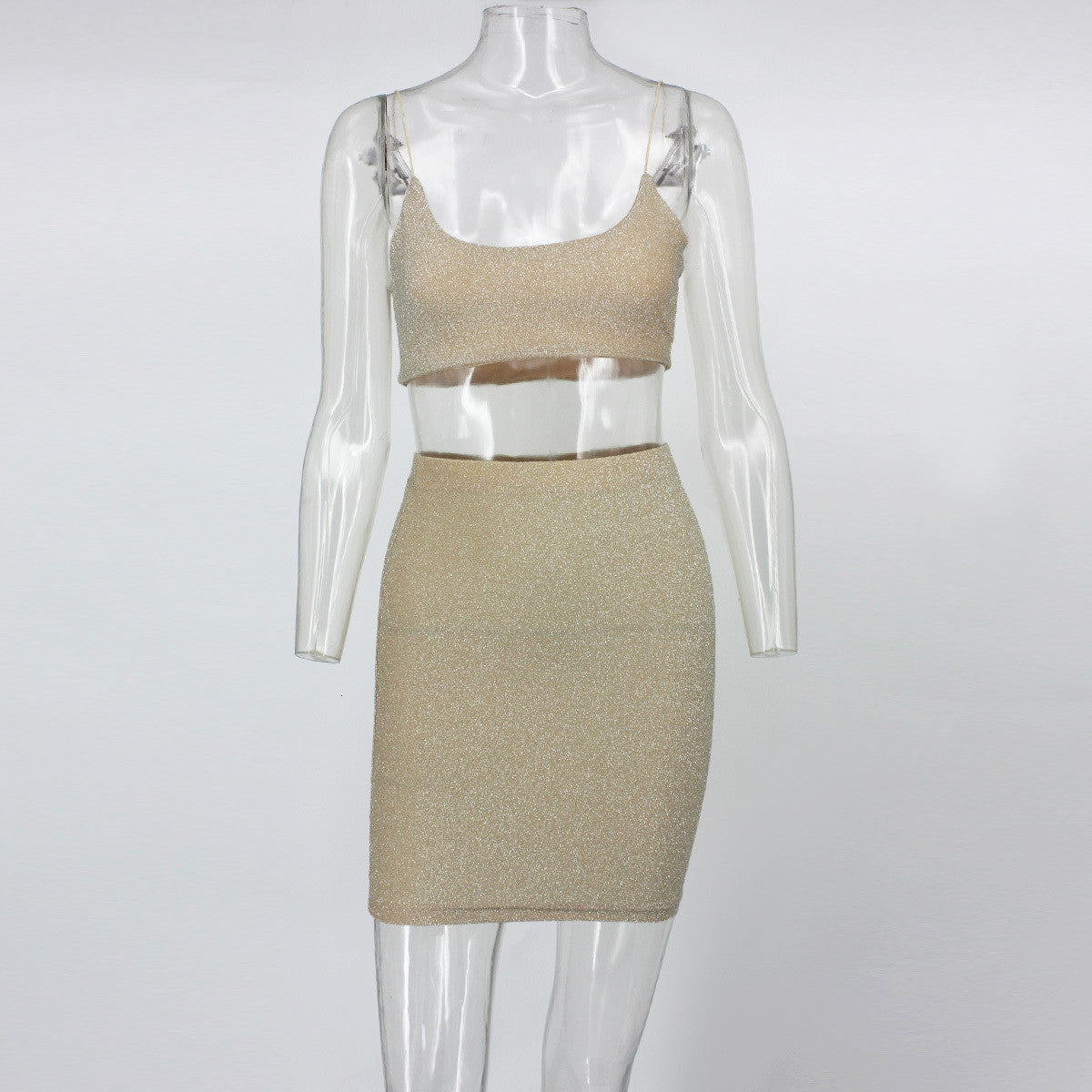 Completo lurex mini + top